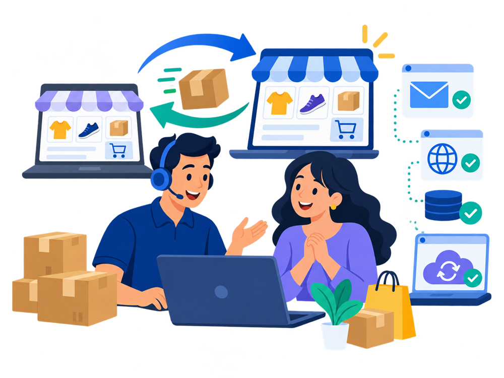 Ecommerce hosting support for store migration, integrations and performance planning