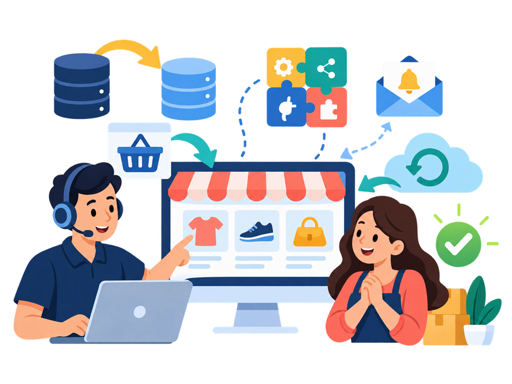 OpenCart hosting support for store migration, extensions and backup planning